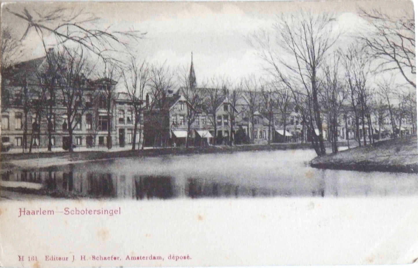Ansichtkaart Haarlem - Schotersingel - rond 1900