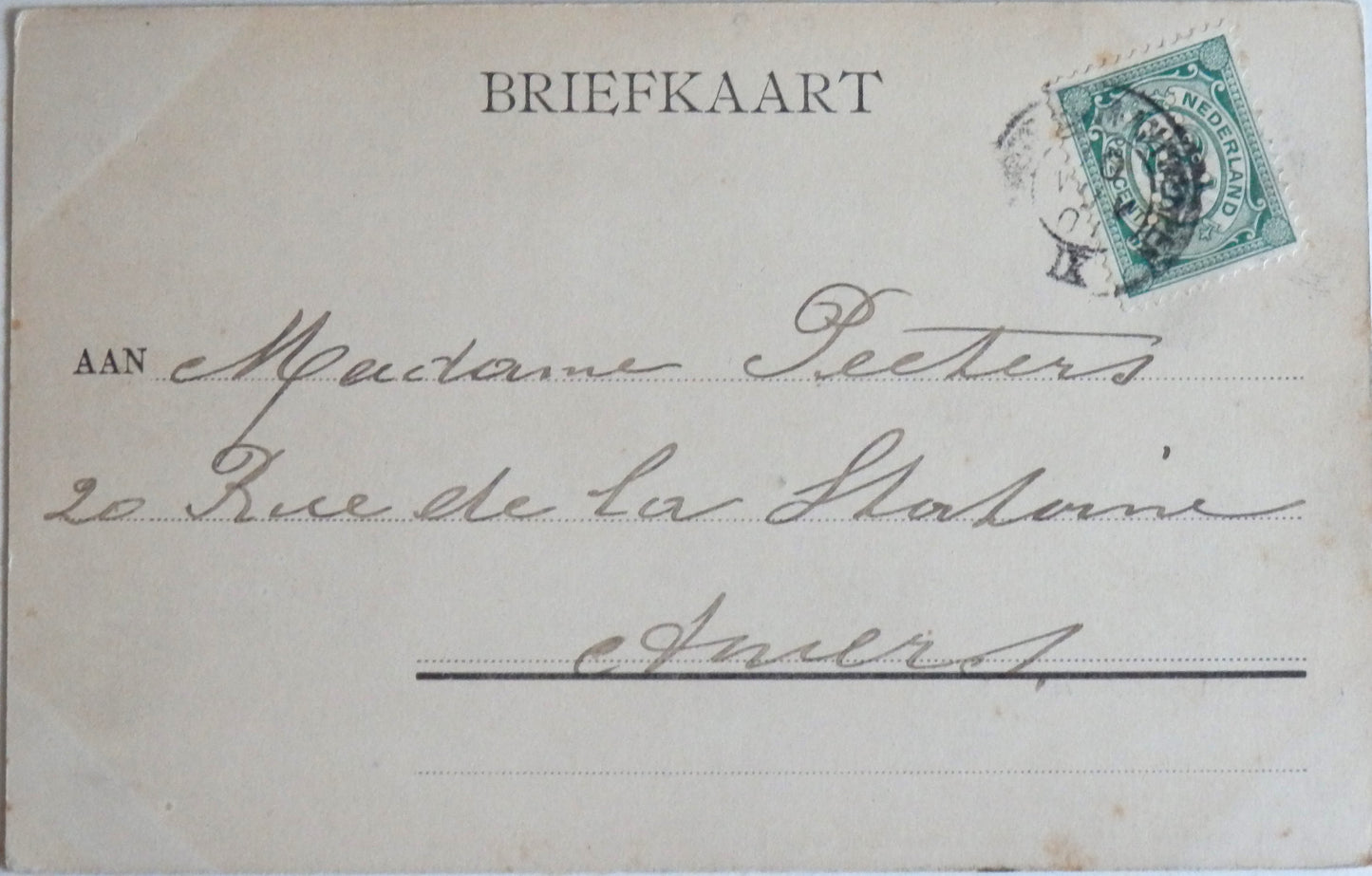 Ansichtkaart Haarlem - Schotersingel - rond 1900