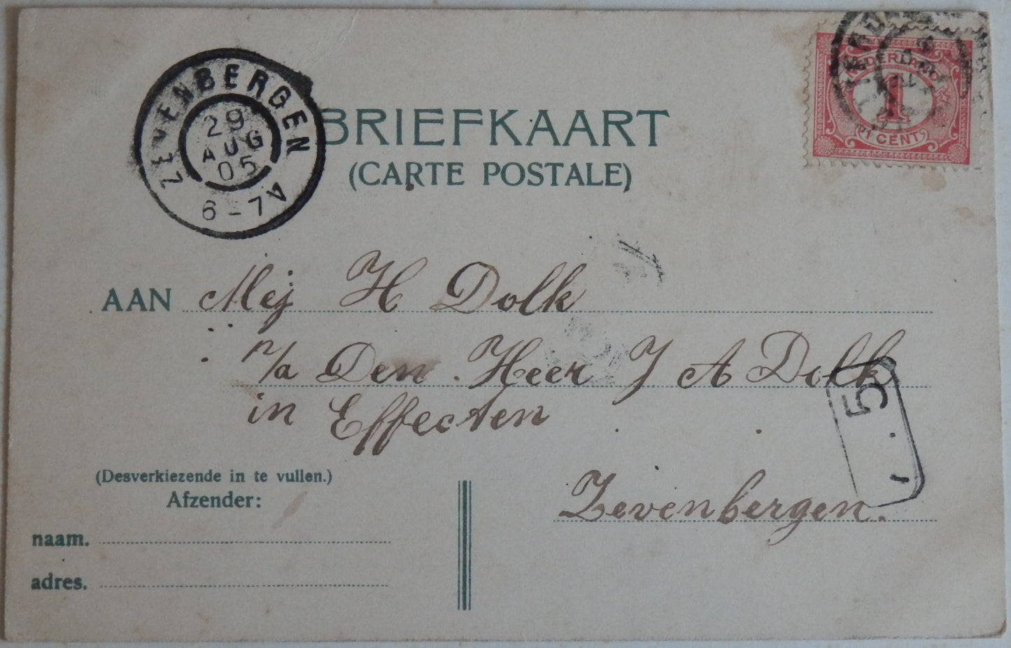 Ansichtkaart Rotterdam, Maasstation 1905