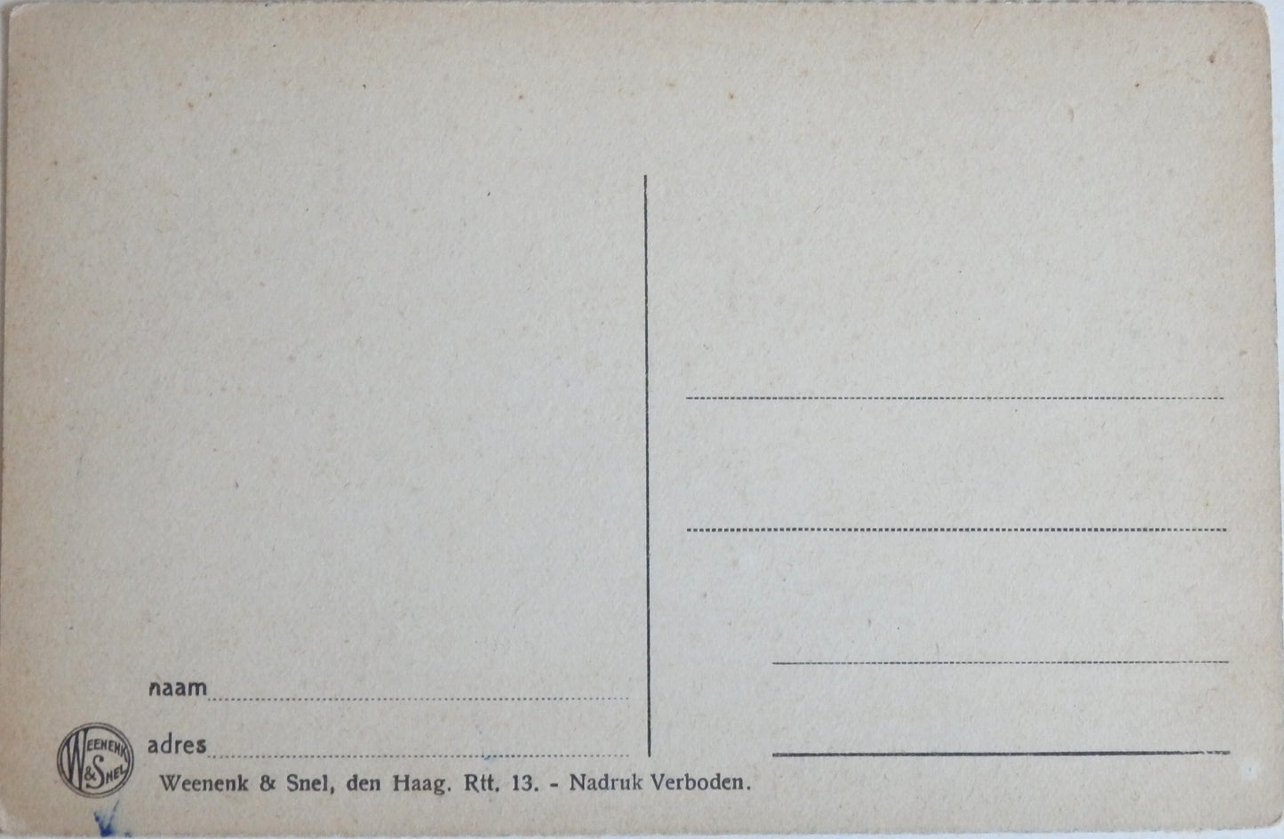 Ansichtkaart Rotterdam - Coolsingel met Stadhuis en Postkantoor 1920