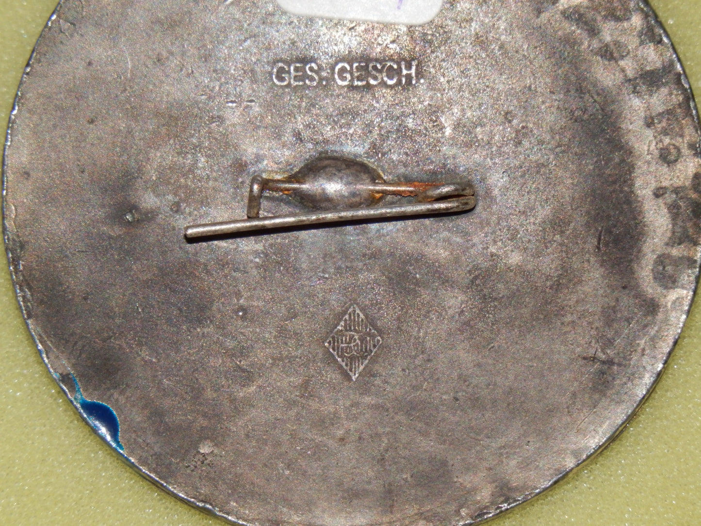 Emaille Broche speld Olympiade Berlijn 1936 - Kampfrichter