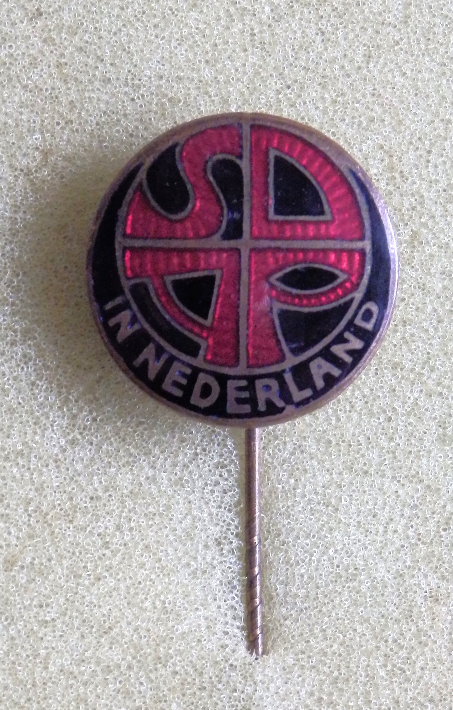 Emaille Speld SDAP Nederland - Jaren 30 Origineel