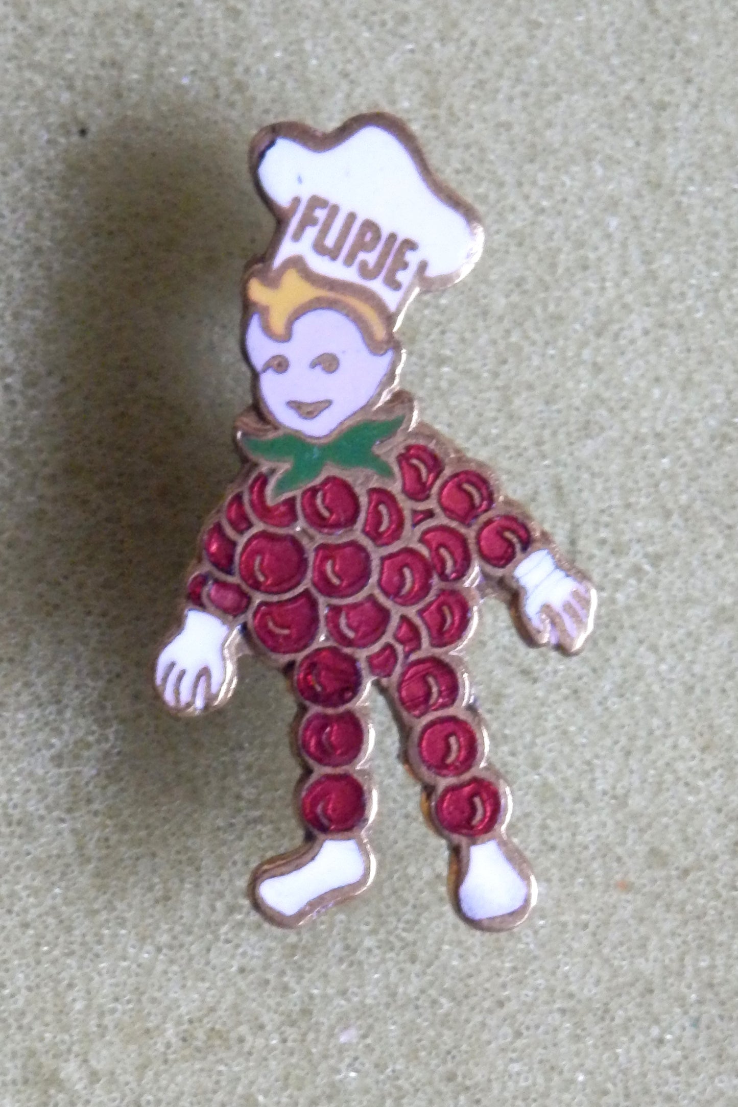 Emaille Broche speld Flipje Tiel - Origineel