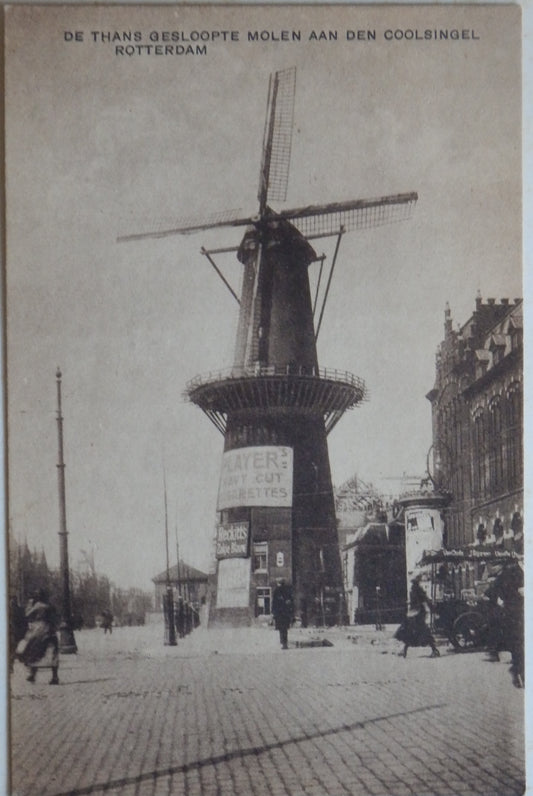 Ansichtkaart Rotterdam - Molen Coolsingel 1900