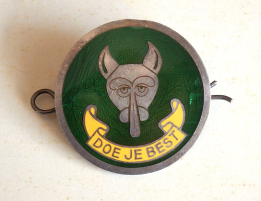 Emaille Badge, Pet Embleem , Doe je Best - Padvinderij (4 cm)