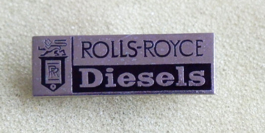 Emaille Broche speld Rolls-Royce Diesels