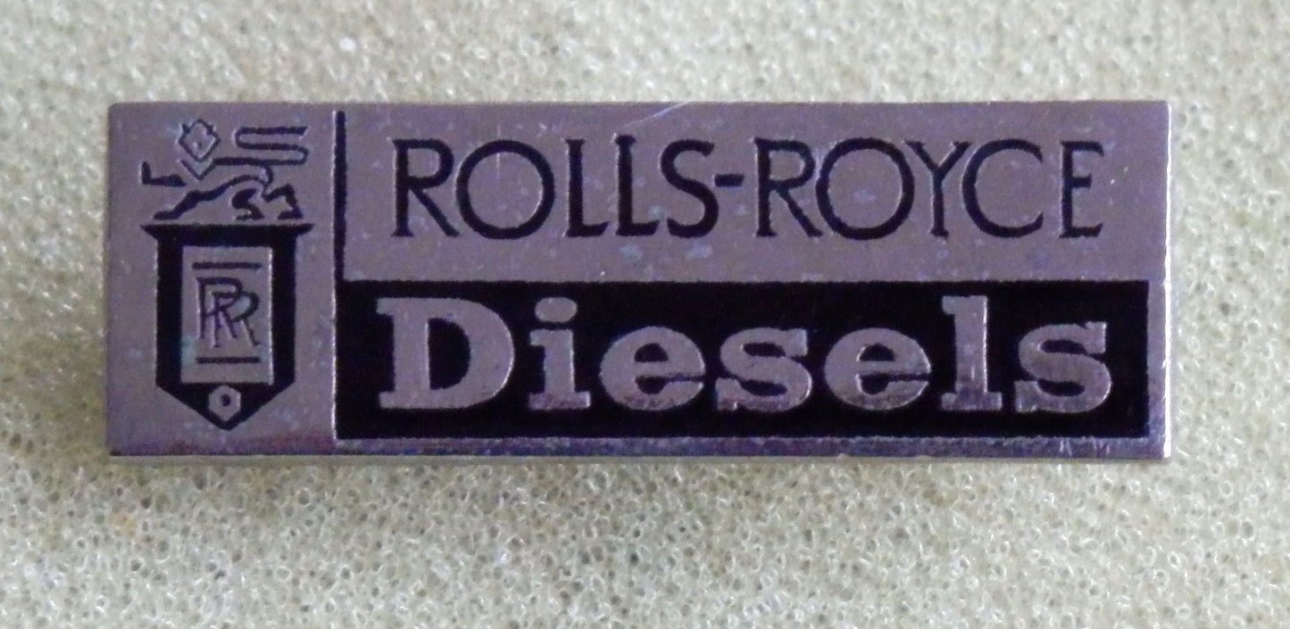Emaille Broche speld Rolls-Royce Diesels