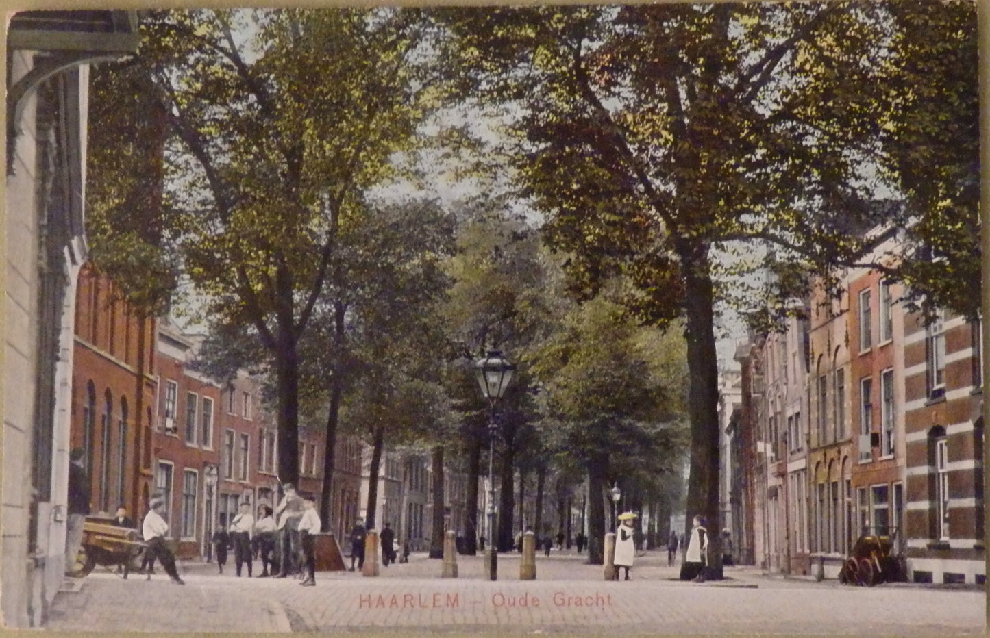 Ansichtkaart - Haarlem - Oude Gracht (1900-1920)