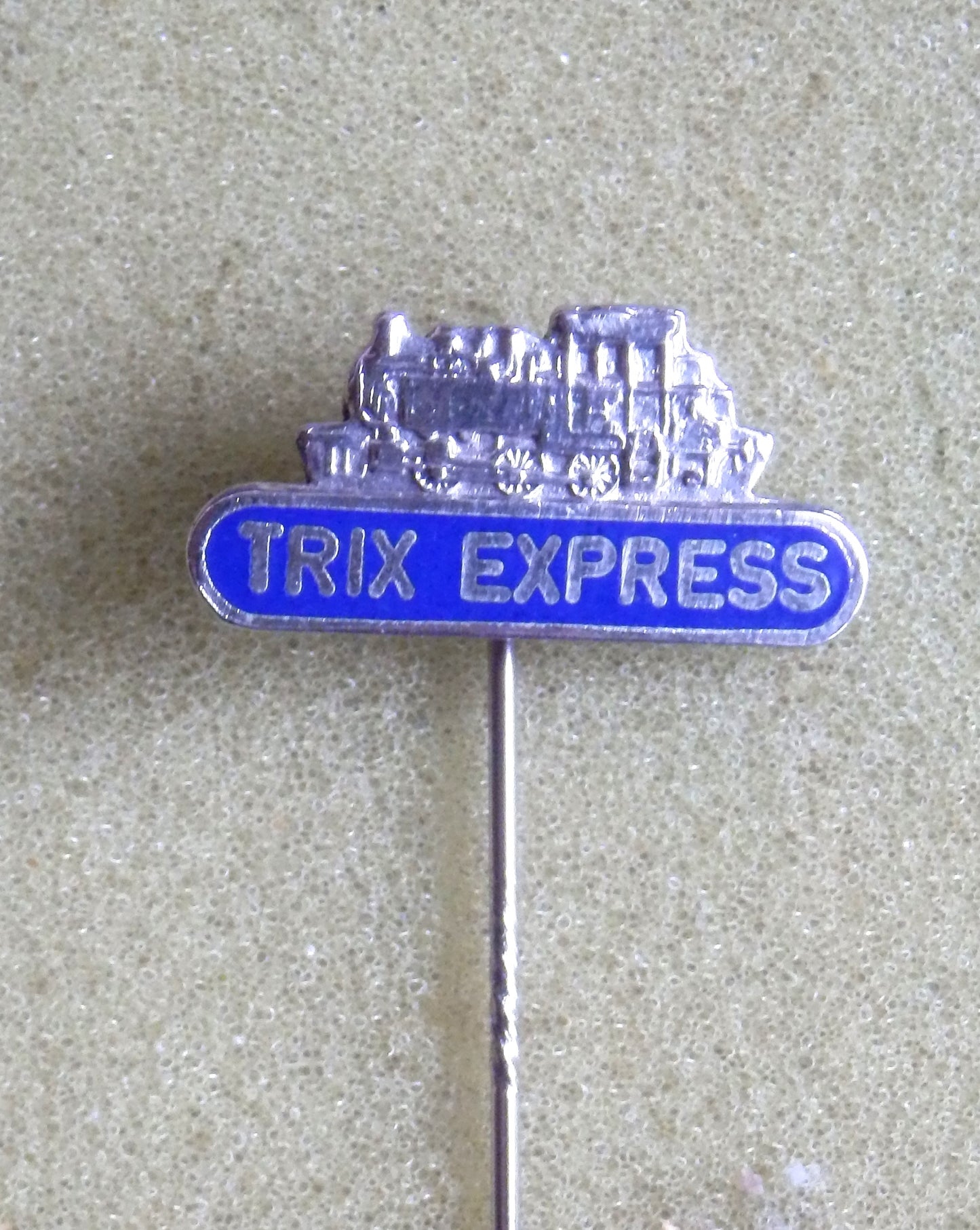 Emaille Speldje Trix express Blauw - Zeldzaam