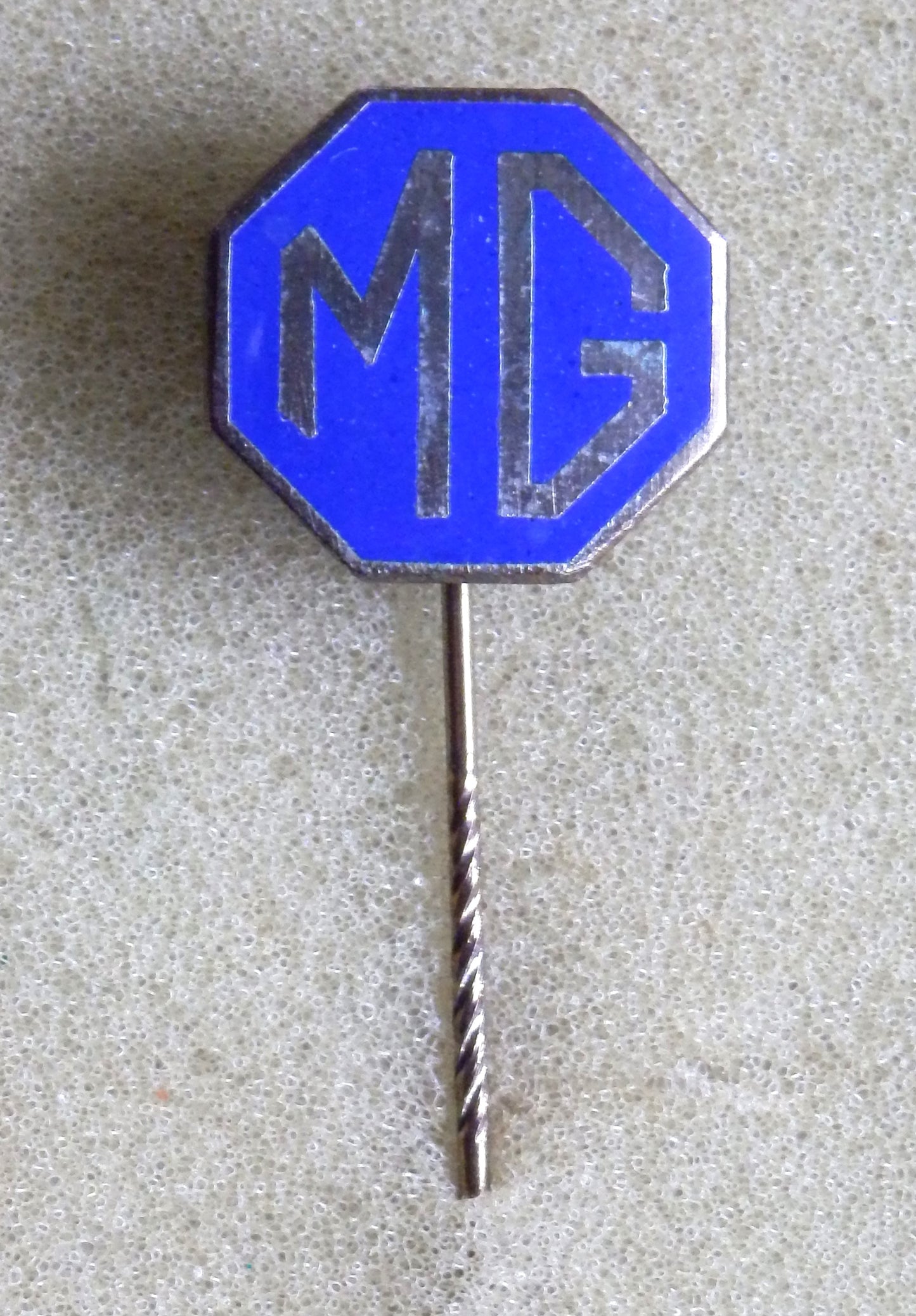 Emaille Autospeld MG - Origineel jaren 80