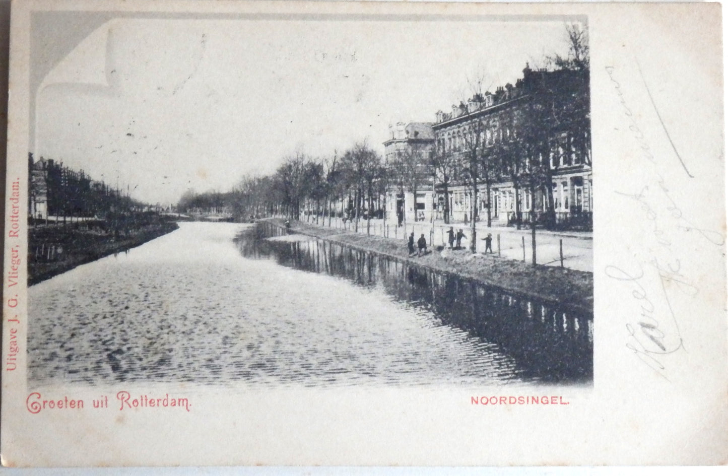 Ansichtkaart Rotterdam - Noordsingel - 1901